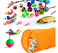 Pack 22 Juguetes Para Gato Interactivo Con Accesorios - Miniatura 1