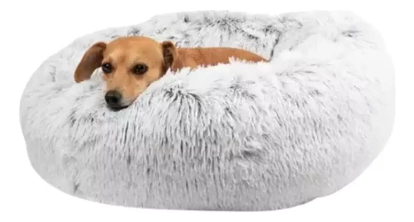 Cama Para Perros De Felpa - Raza Mediana 70cm De Diámetro 3