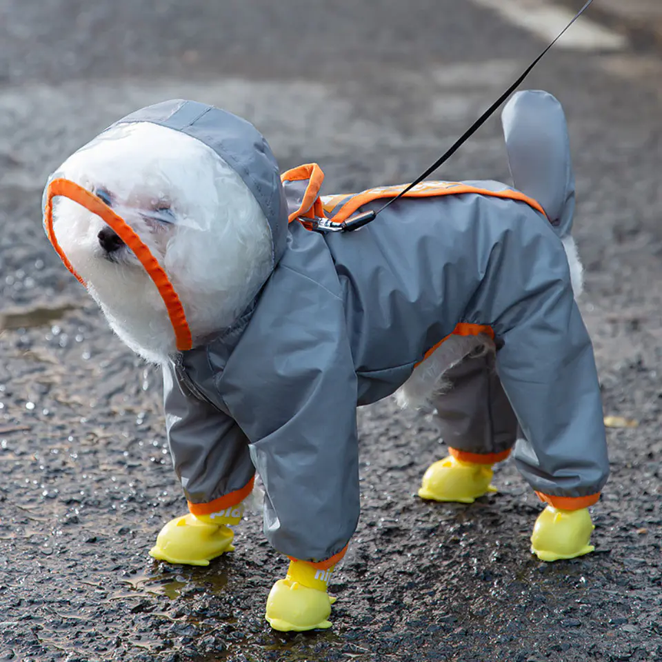 Impermeable Para Perro Chubasquero M-XXL 4