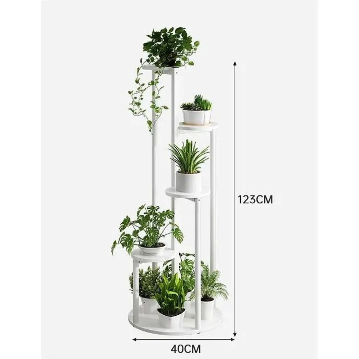 Soporte De 4 Niveles Para Macetas Plantas Decorativo 5
