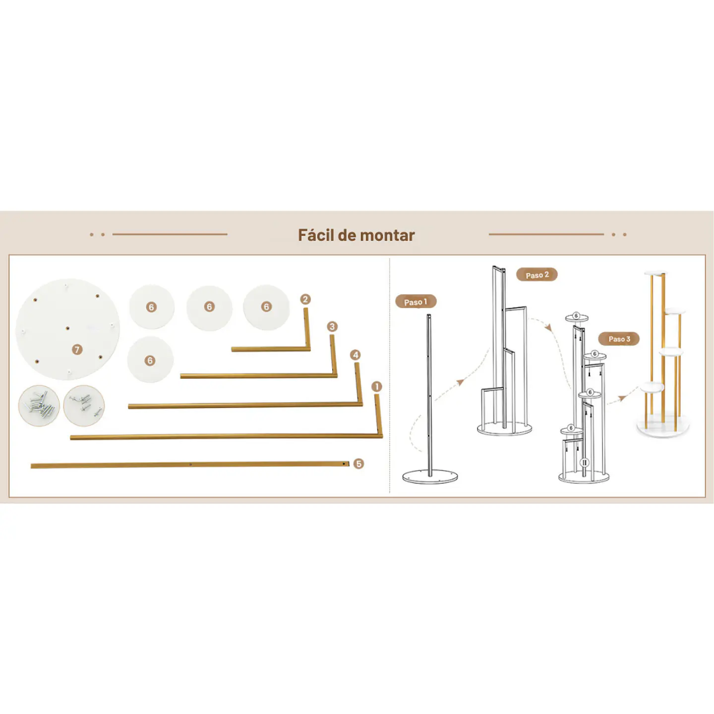 Soporte De 4 Niveles Para Macetas Plantas Decorativo 7