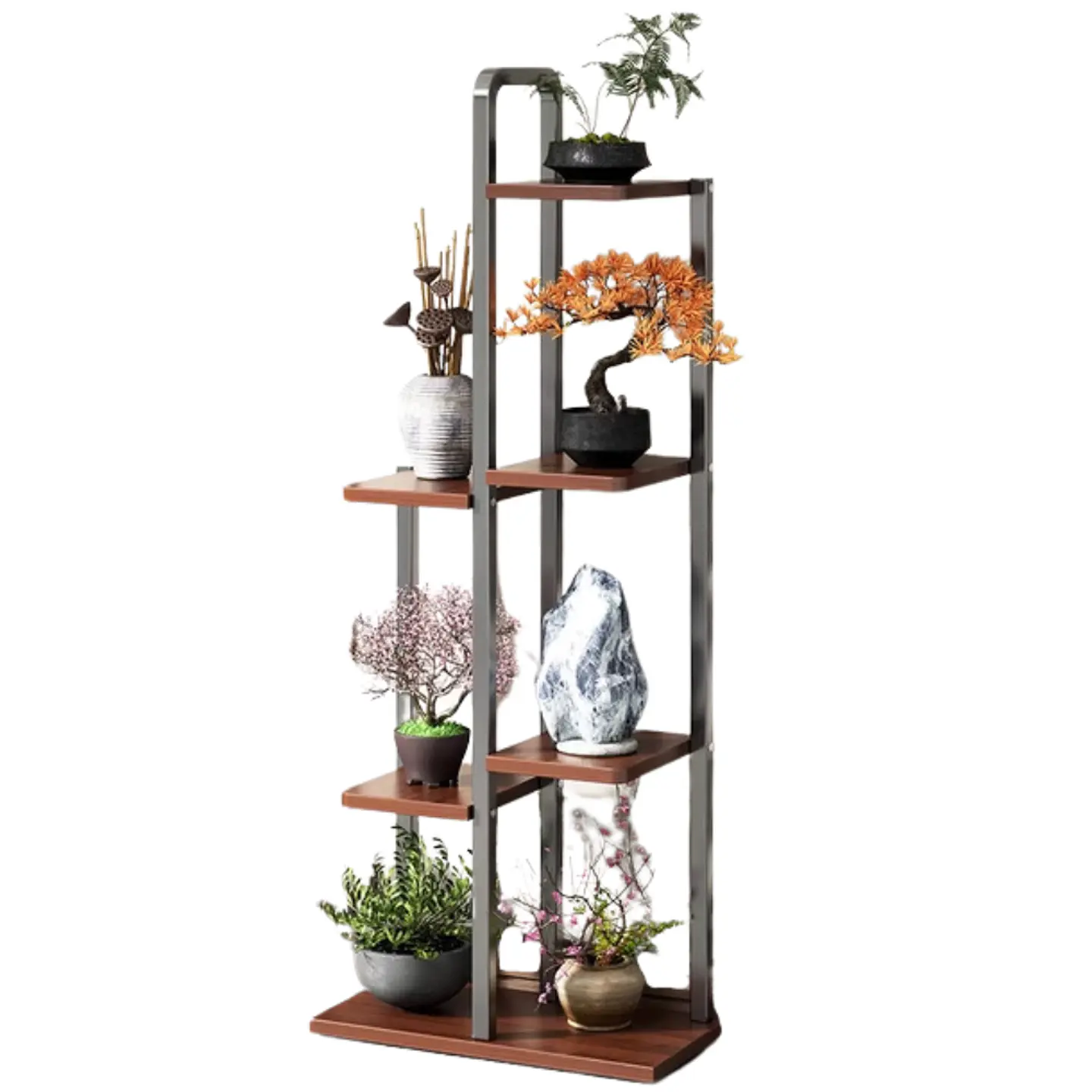 Soporte De 7 Espacios Para Macetas Plantas Decorativo 4