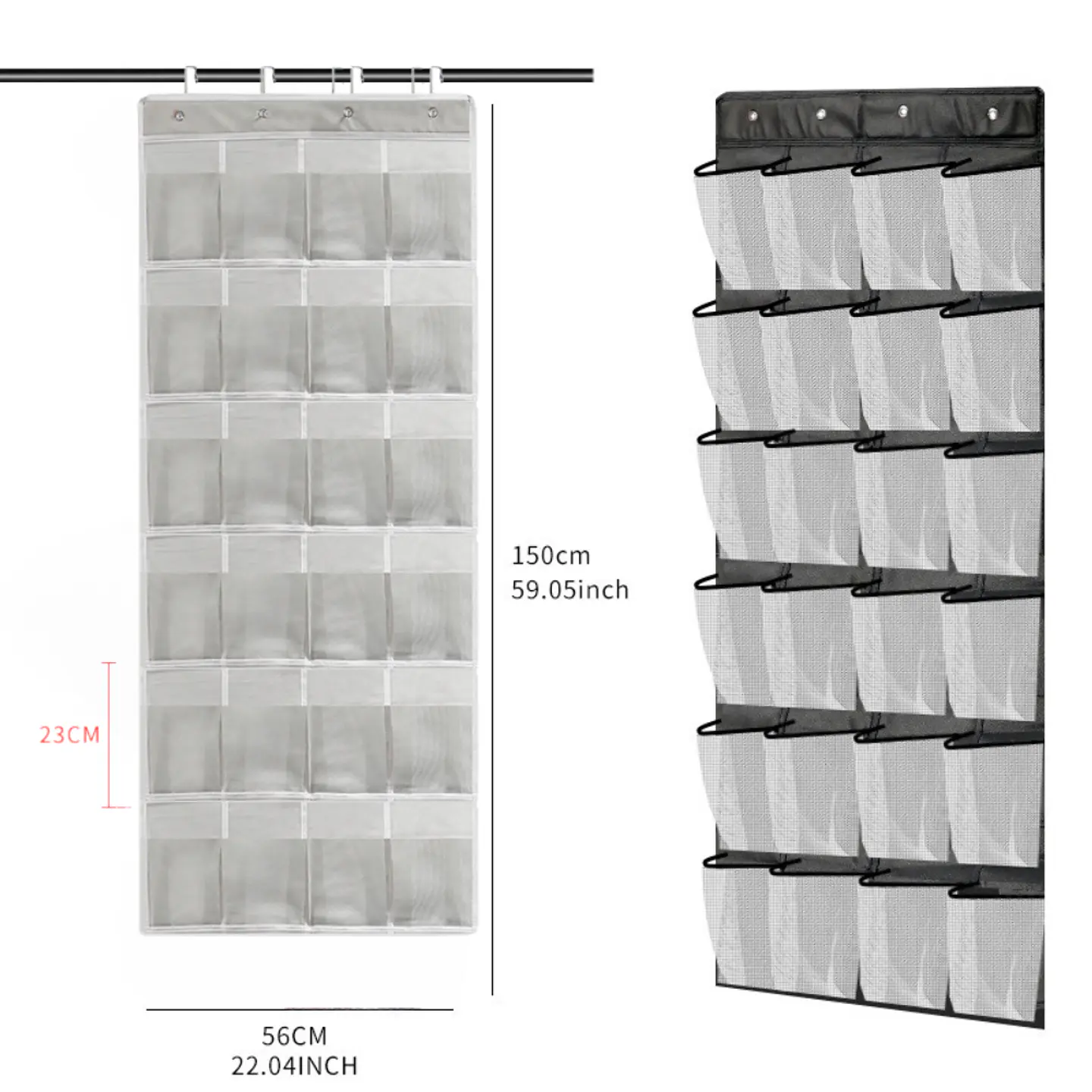 Organizador De Zapatos Colgante 45x135cm para 12 Pares 4