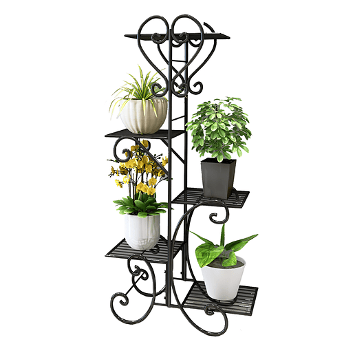 Soporte De 5 Niveles Para Macetas Plantas Decorativo