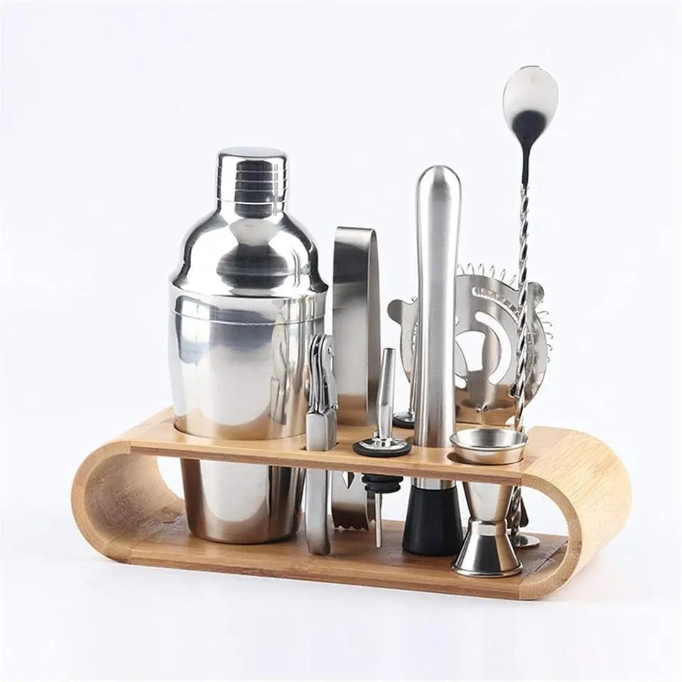 Set Coctelero Bar + Utensilios 10 Pzs Acero Inoxidable 3