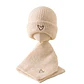 Conjunto De Gorro Y Bufanda De Lana Tejido Invierno Para Niños - Miniatura 2