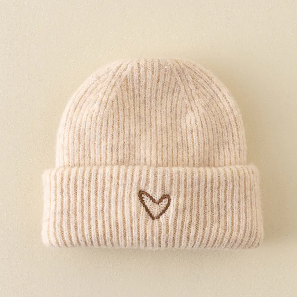 Conjunto De Gorro Y Bufanda De Lana Tejido Invierno Para Niños 3