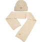 Conjunto De Gorro Y Bufanda De Lana Tejido Invierno Para Niños - Miniatura 6