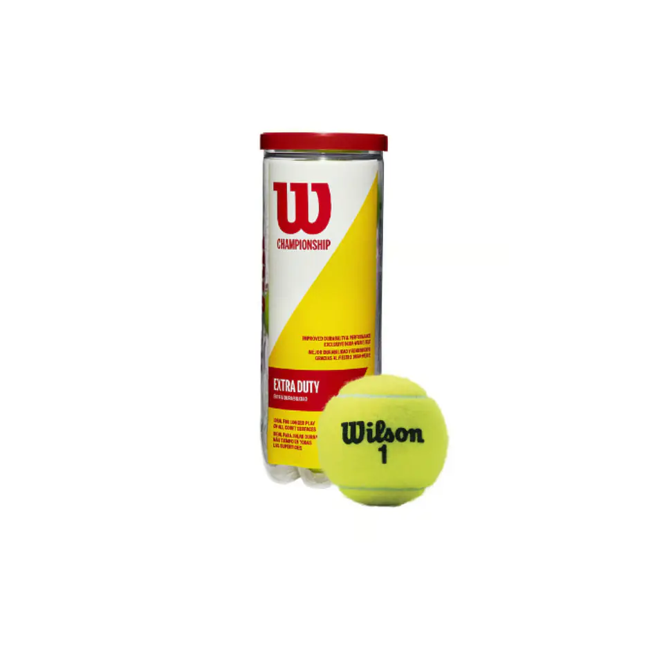 Pelotas de Tennis Wilson Extra Duty Pack 3 unidades 1