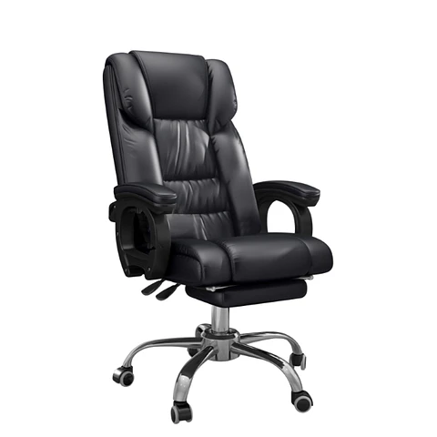 Sillón Ejecutivo De Cuero PU Reclinable Reposapiés Reclinable