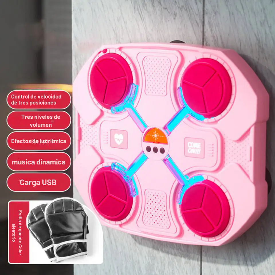 Máquina de Boxeo Musical Entrenamiento Inteligente Bluetooth Para Niños 11