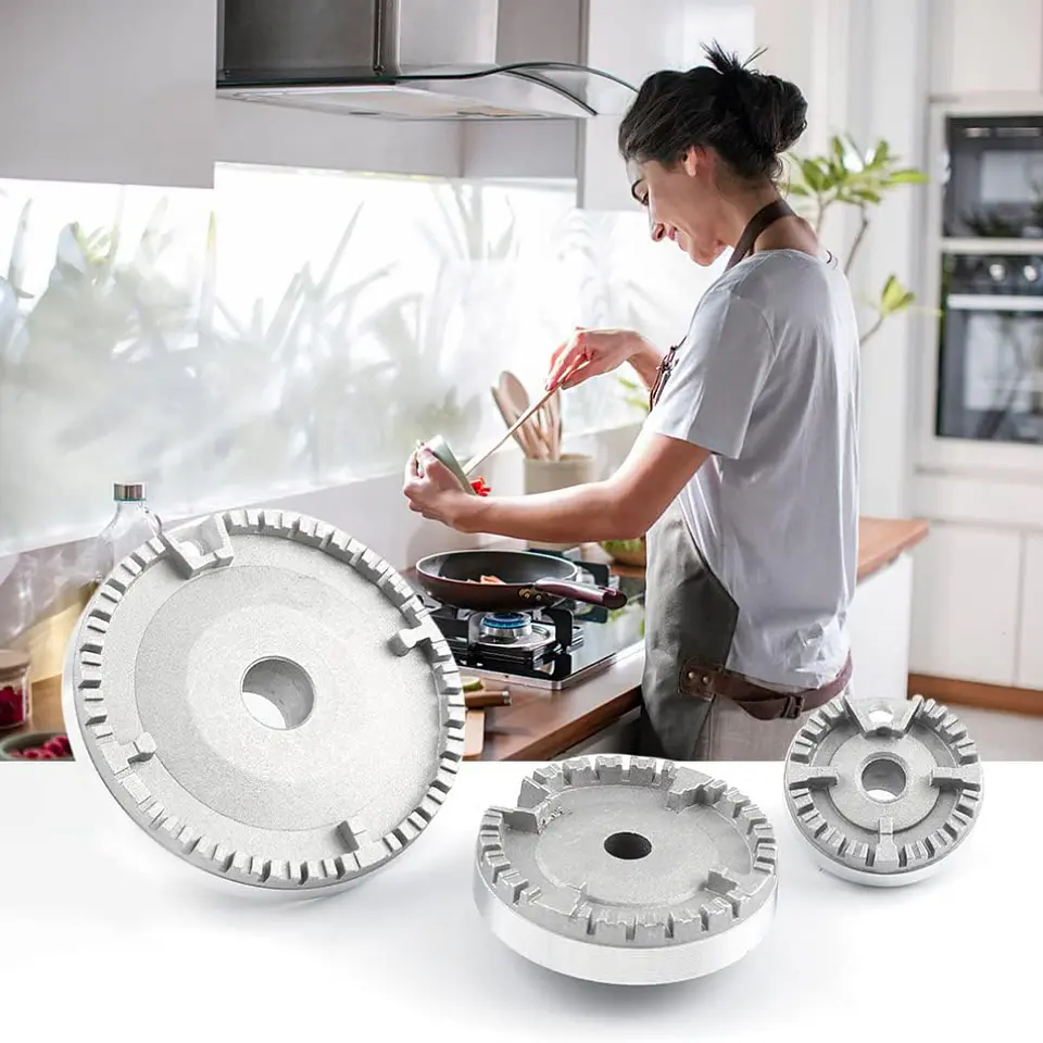 Juego 4 Quemadores Y Tapas De Cocina A Gas 2