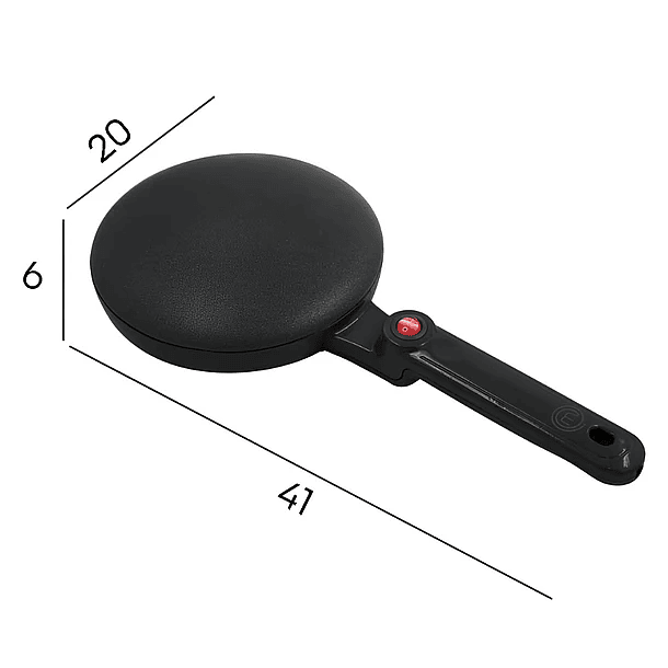 Sartén Antiadherente Para Crepes Con Control De Temperatura 2