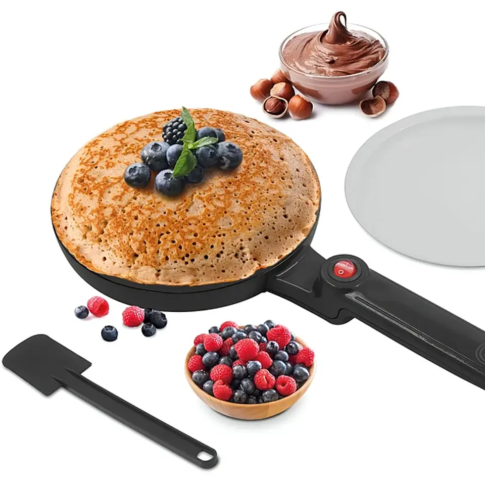 Sartén Antiadherente Para Crepes Con Control De Temperatura 4