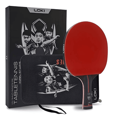 Paleta De Ping Pong 6 Estrellas Pro Carbon Performance