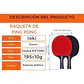 Paleta De Ping Pong 6 Estrellas Pro Carbon Performance - Miniatura 5