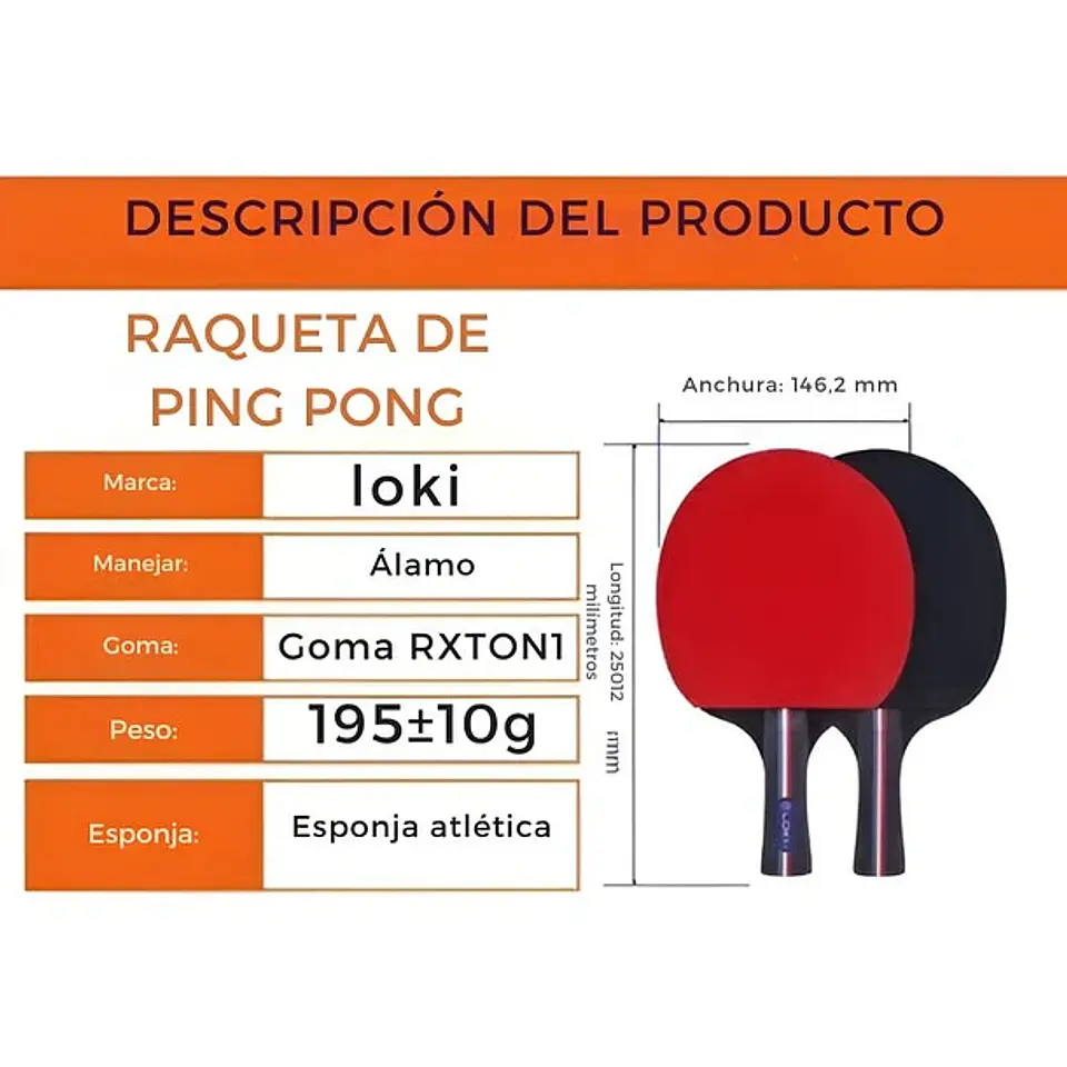 Paleta De Ping Pong 6 Estrellas Pro Carbon Performance 5