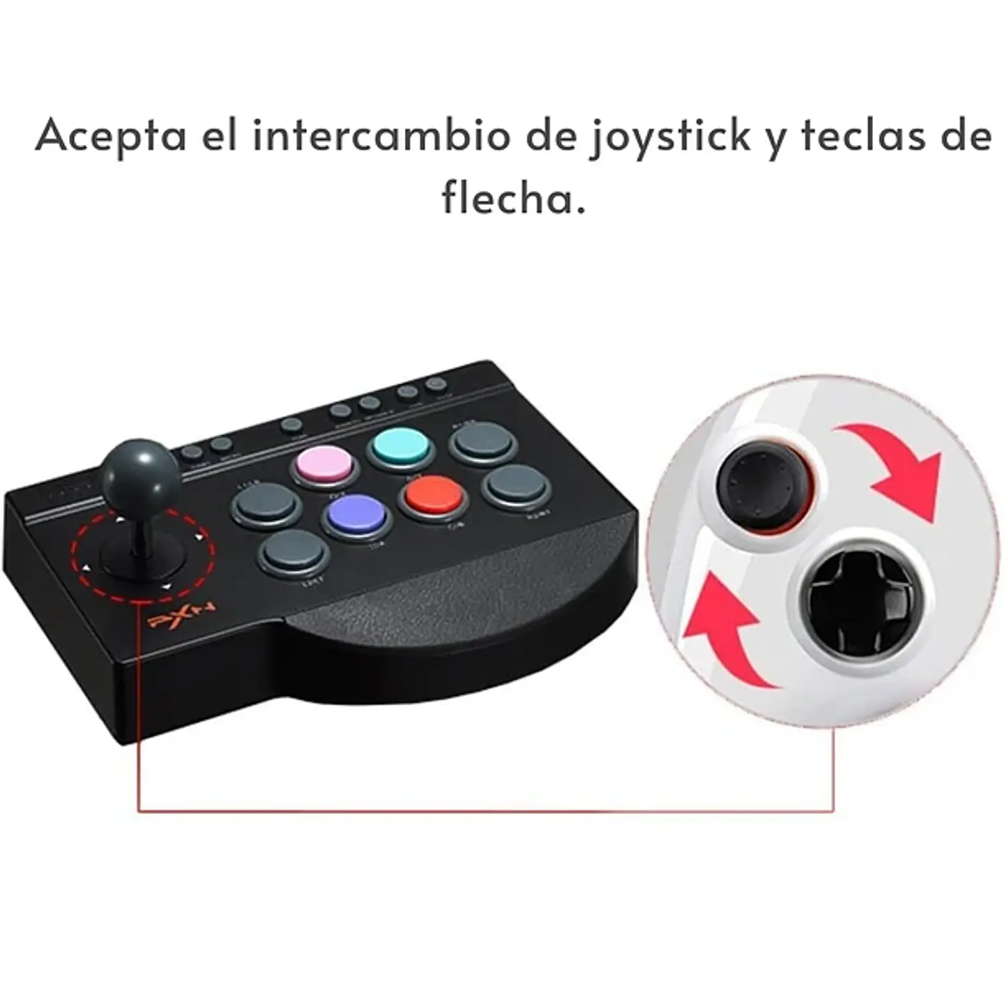 Joystick Para Juegos Arcade PXN 0082 PC/XBOX/PS4 6