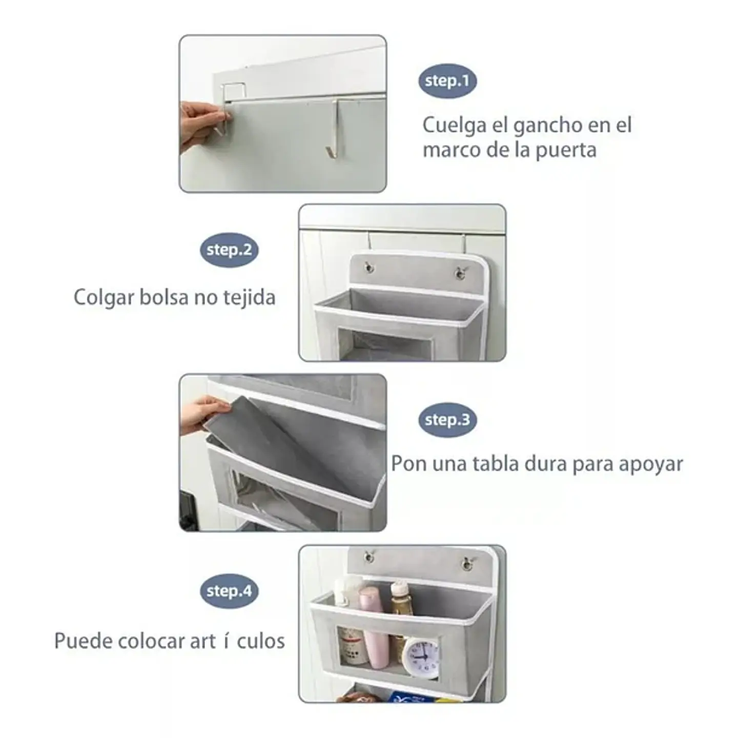 Organizador Colgante Para Armario 5 Compartimientos 4