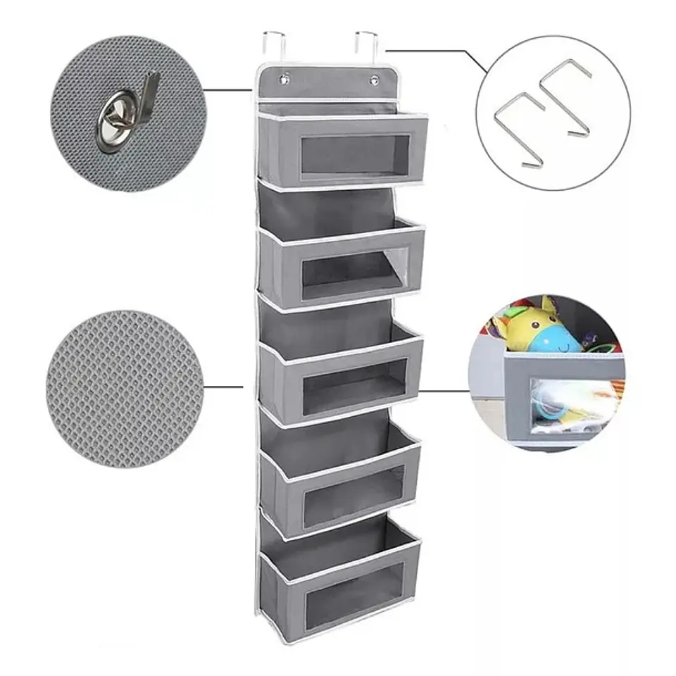 Organizador Colgante Para Armario 5 Compartimientos 7