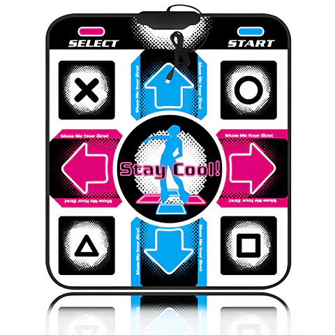 Tapete De Baile Para Juegos PC USB 11 Botones 90x80cm
