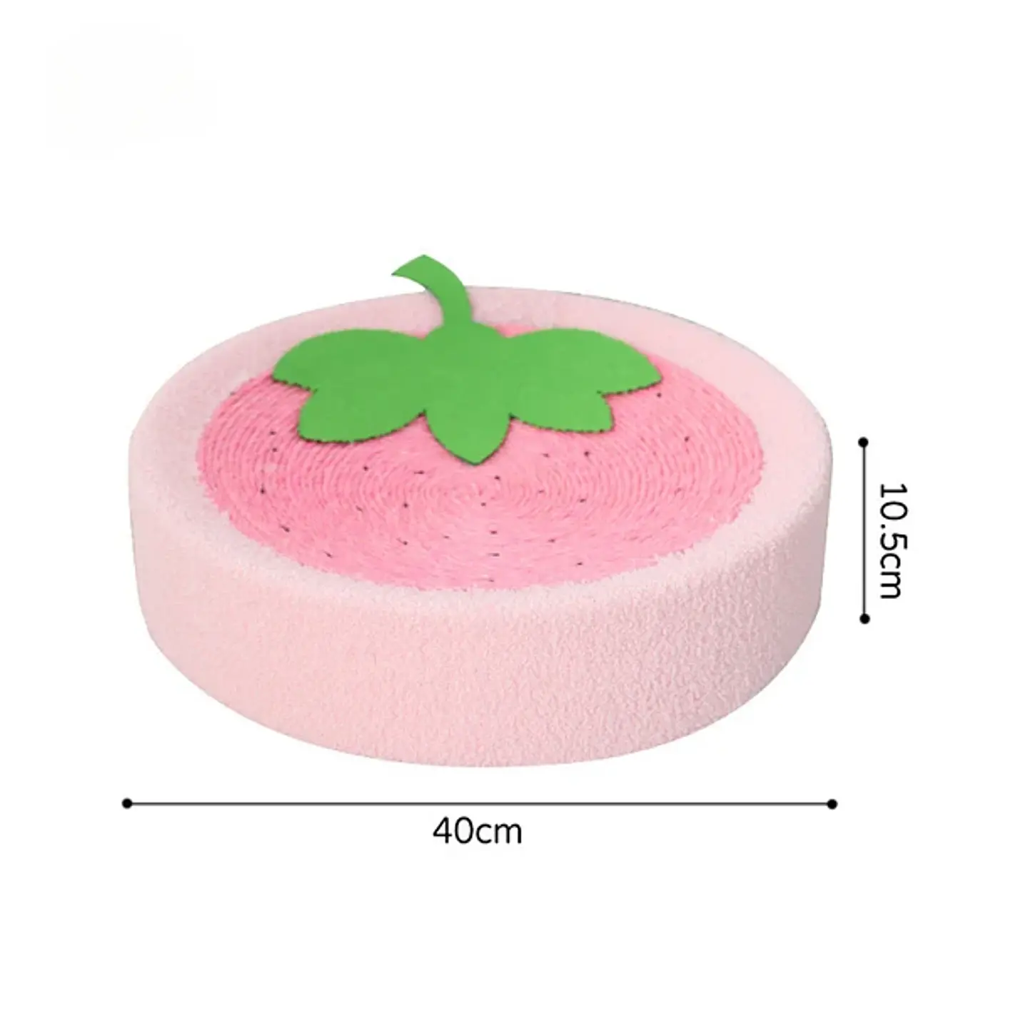 Rascador De Cama Con Forma Redonda De Sisal De Frutas 8
