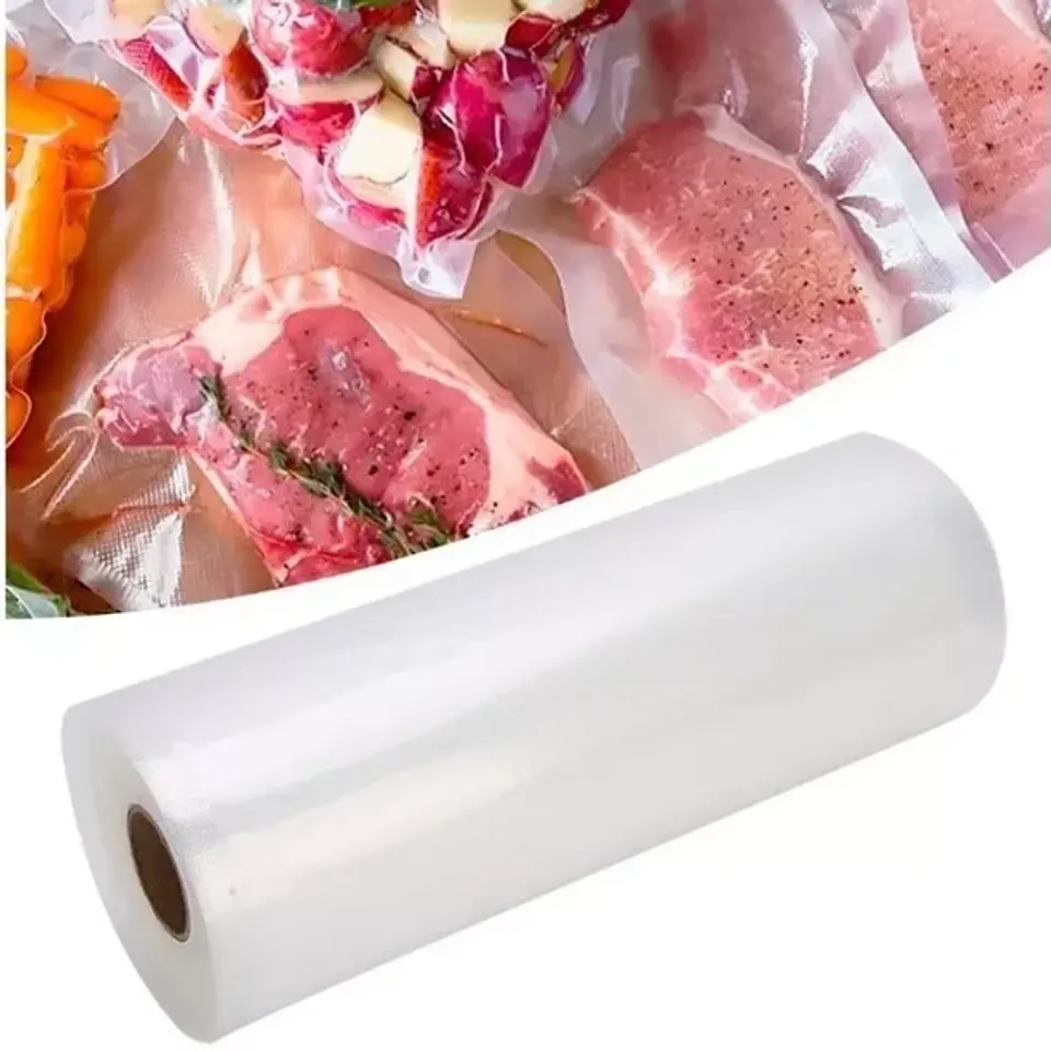Pack 2 Rollo Bolsas 28cm x 5m Para Sellar Al Vacío 1