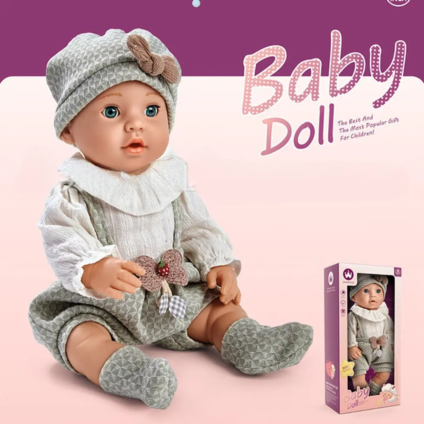Bebé De Juguete Muñeca Reborn 40 CM 2
