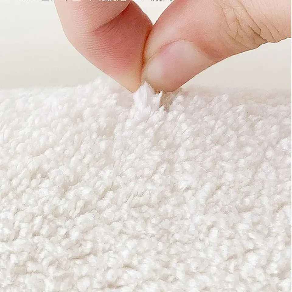 Alfombra Larga Ovalada Peluda Dormitorio Flores 120x40cm 5