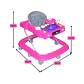 Andador Antivuelco Plegable Volante Con Música Bebés - Miniatura 3