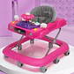 Andador Antivuelco Plegable Volante Con Música Bebés - Miniatura 4