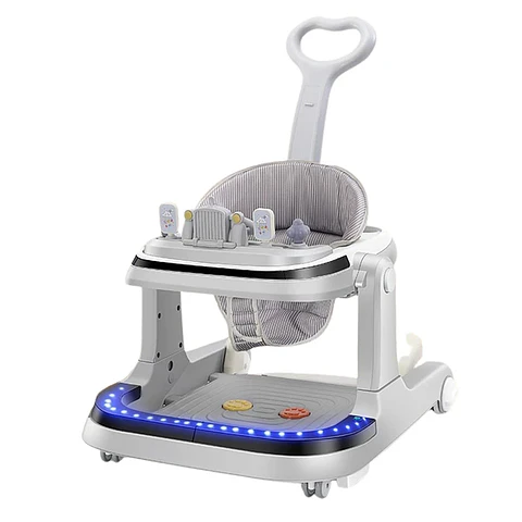 Andador Plegable Con Pedal Musical Luces Y Mesita Comedor