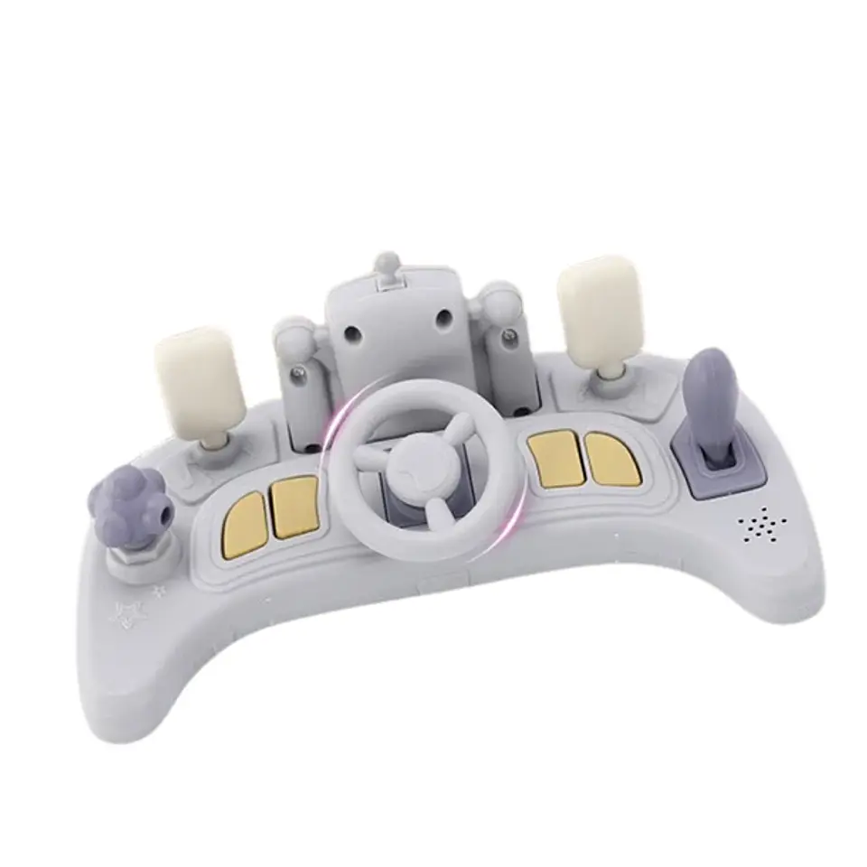 Andador Plegable Con Pedal Musical Luces Y Mesita Comedor 4