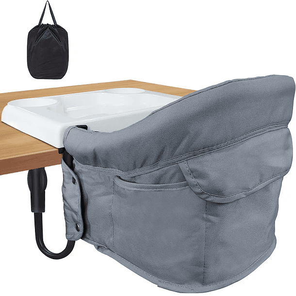 Silla Para Comedor Para Bebés Portatil Plegable Resistente 5