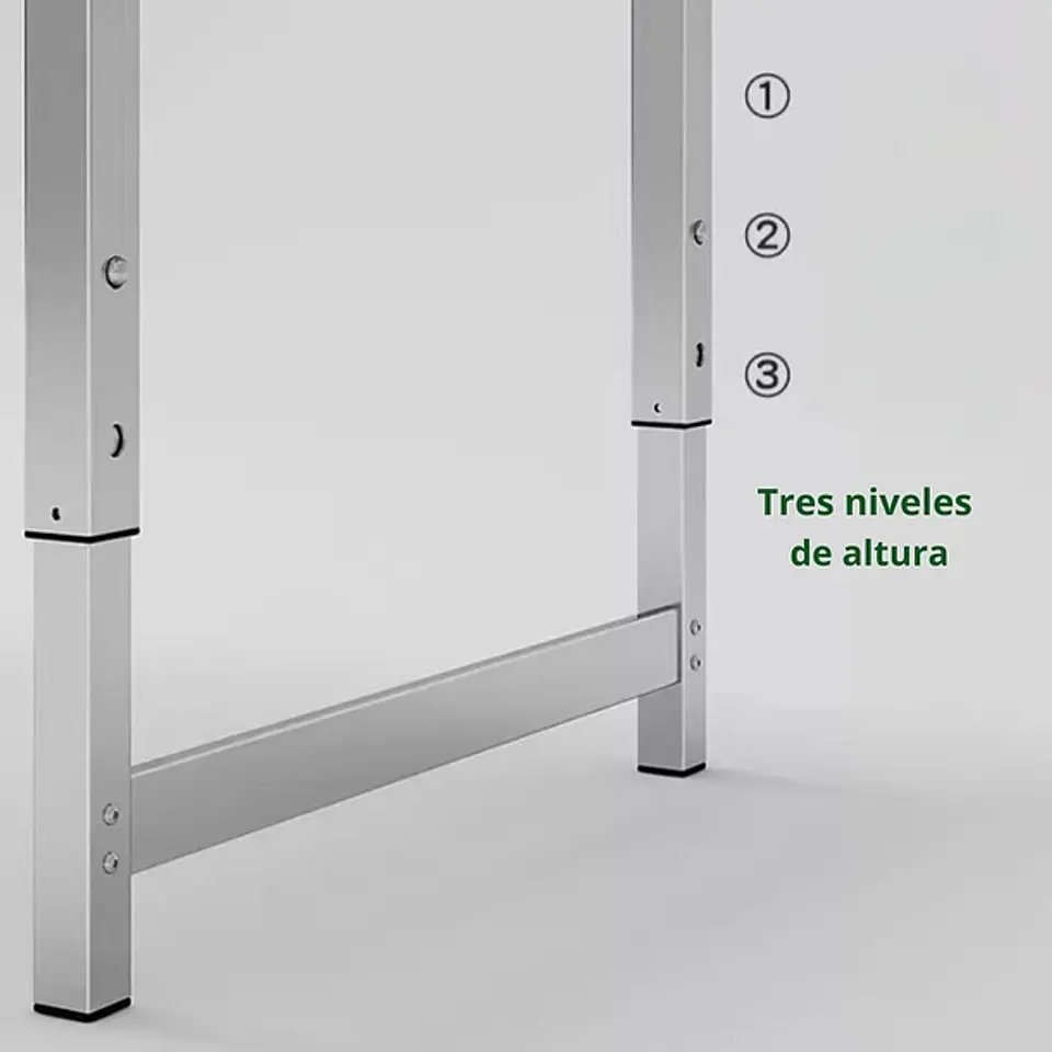 Mesa Plegable Portátil Camping Tipo Maleta 100x50cm 5