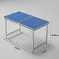Mesa Plegable Portátil Camping Tipo Maleta 100x50cm - Miniatura 6