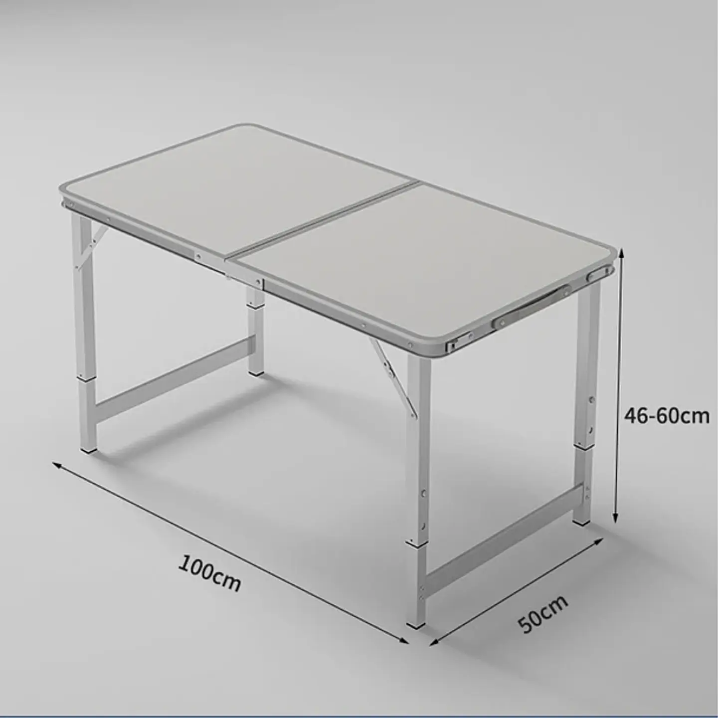 Mesa Plegable Portátil Camping Tipo Maleta 100x50cm 7