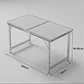 Mesa Plegable Portátil Camping Tipo Maleta 100x50cm - Miniatura 7