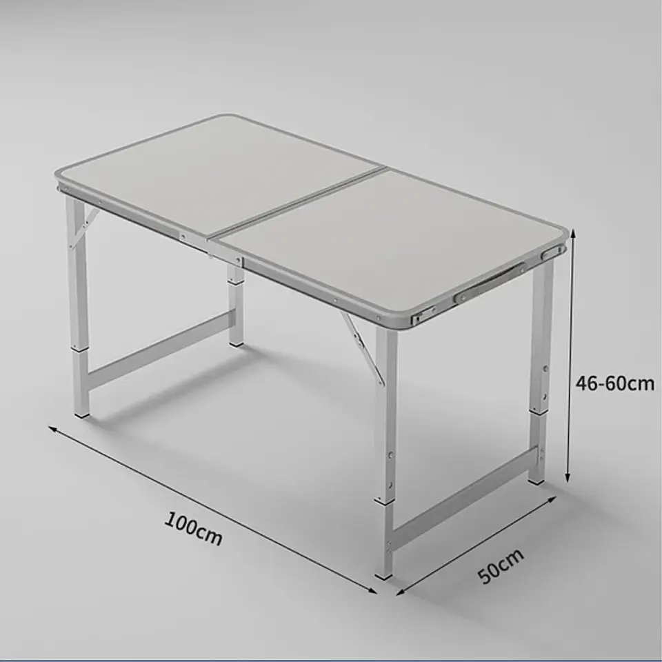 Mesa Plegable Portátil Camping Tipo Maleta 100x50cm 7