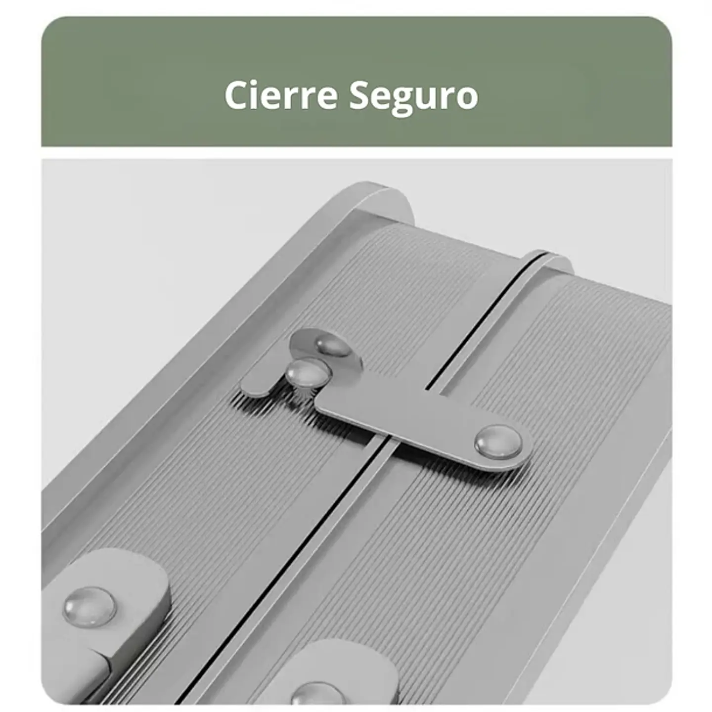 Mesa Plegable Portátil Camping Tipo Maleta 100x50cm 3