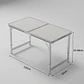Mesa Plegable Portátil Camping Tipo Maleta 120x60cm - Miniatura 4