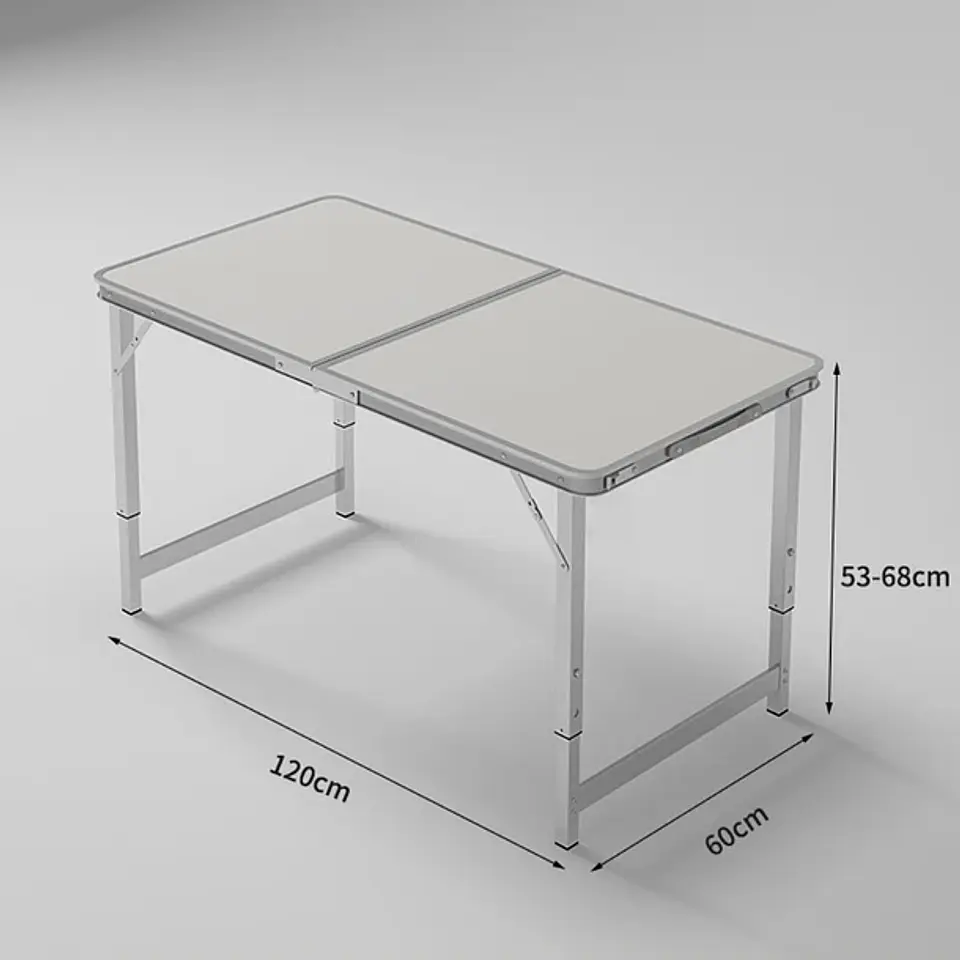 Mesa Plegable Portátil Camping Tipo Maleta 120x60cm 4