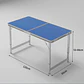 Mesa Plegable Portátil Camping Tipo Maleta 120x60cm - Miniatura 3