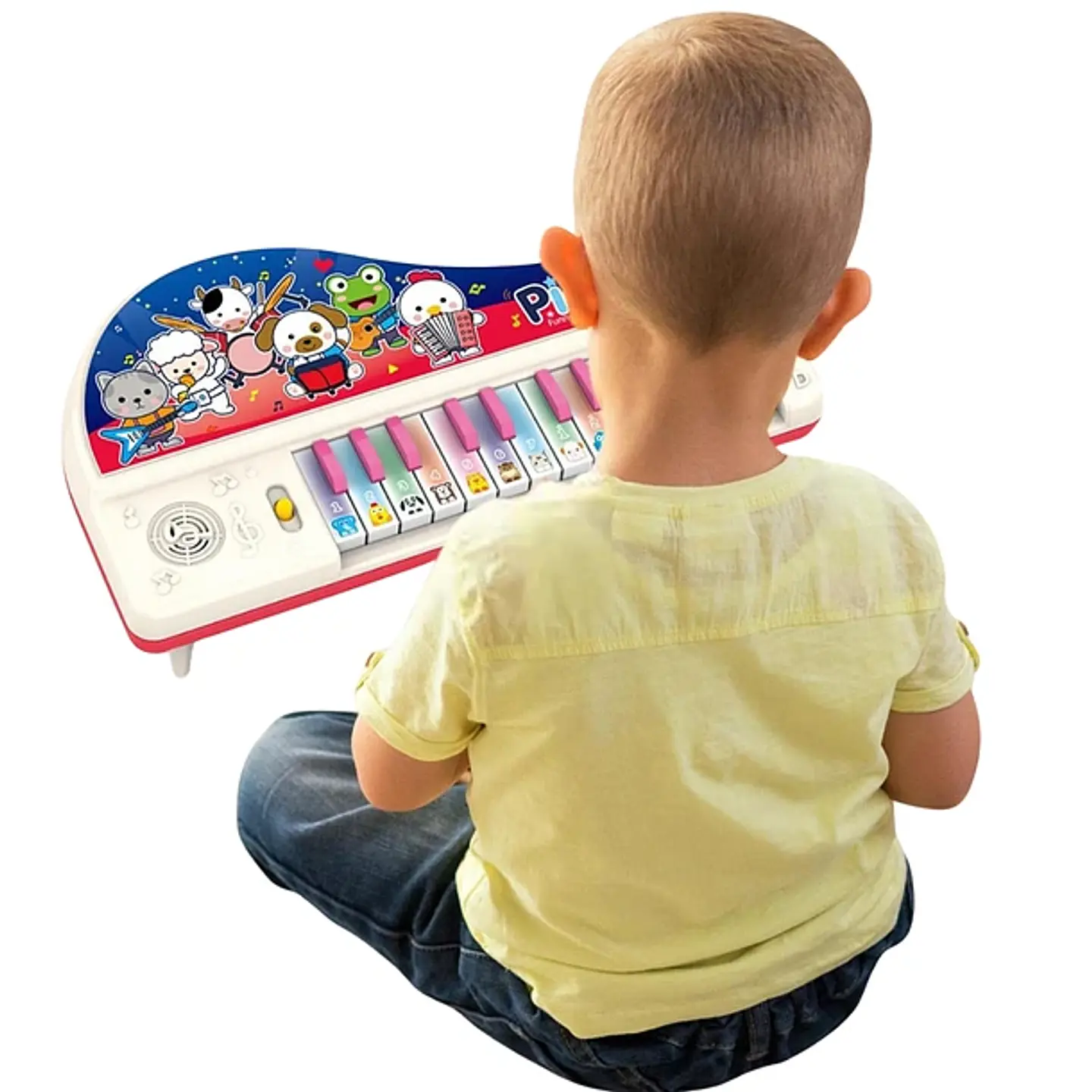 Piano Infantil Musical Animales Luces Y Melodías Interactivo 1
