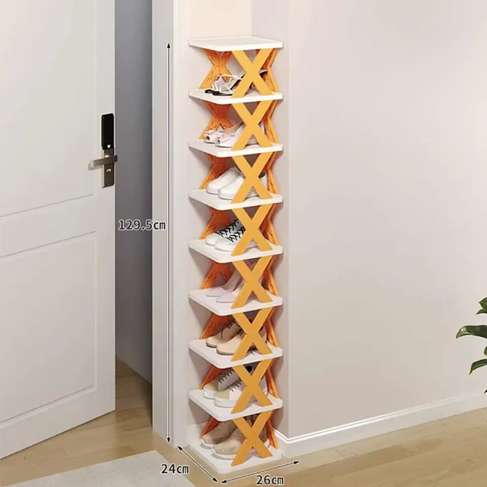 Zapatero Compacto Organizador Hasta 7 Niveles Desarmable 3