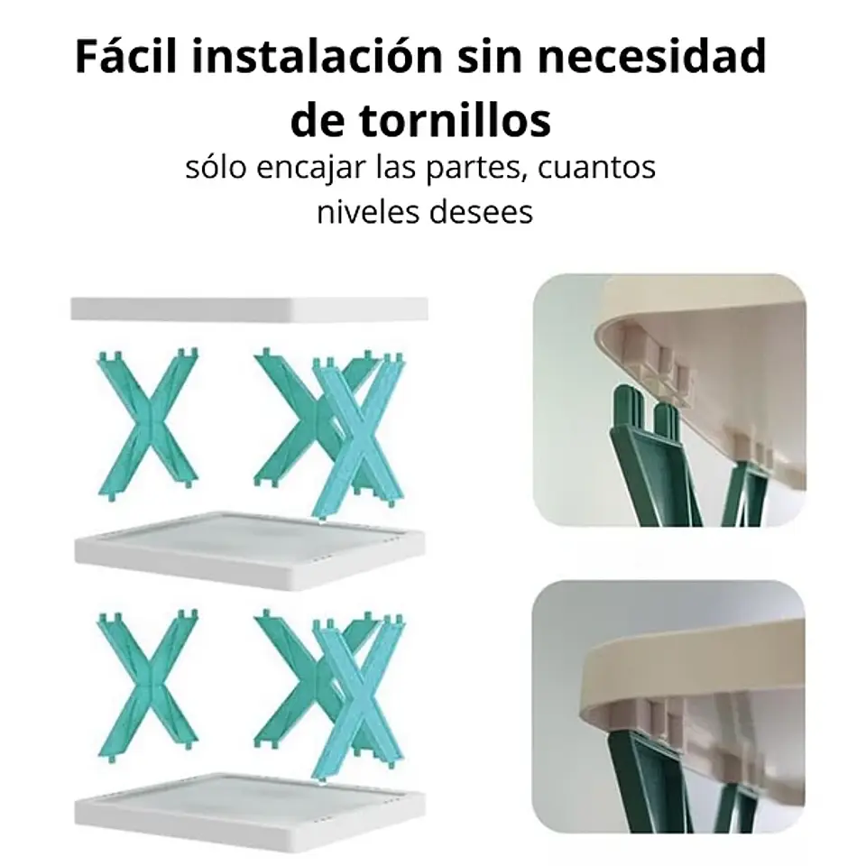 Zapatero Compacto Organizador Hasta 7 Niveles Desarmable 5
