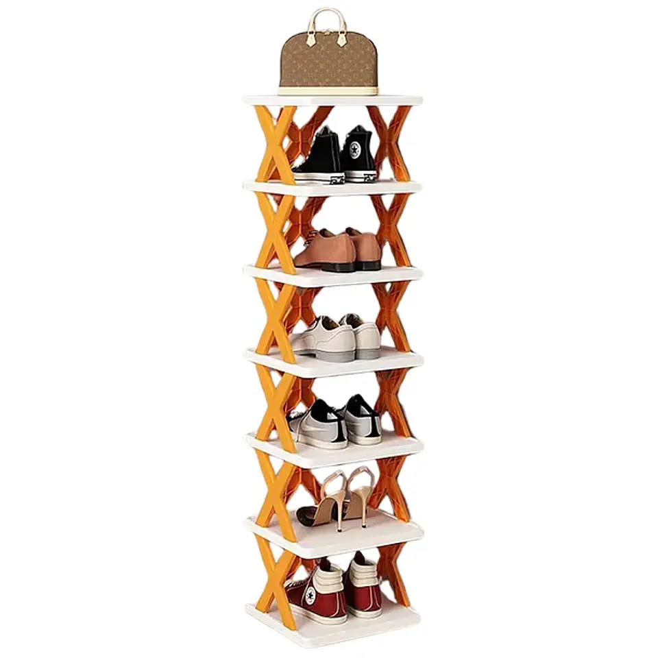 Zapatero Compacto Organizador Hasta 7 Niveles Desarmable 2