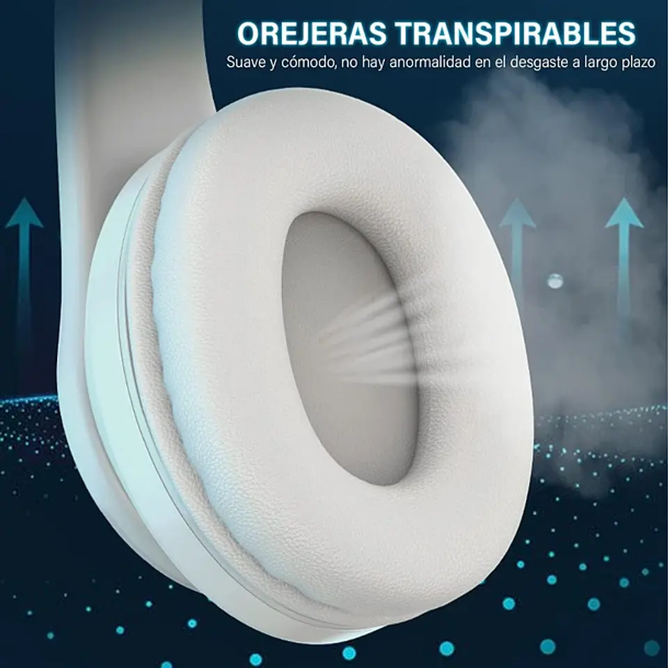 Audífonos Diadema Bluetooth Inalámbricos B39 Luces RGB 4