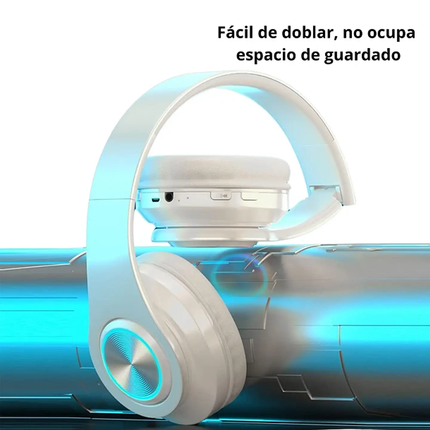 Audífonos Diadema Bluetooth Inalámbricos B39 Luces RGB 6