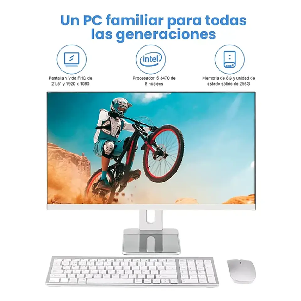 Computadora All In One Intel Core I5 3470 16/256gb 21.5'' 2